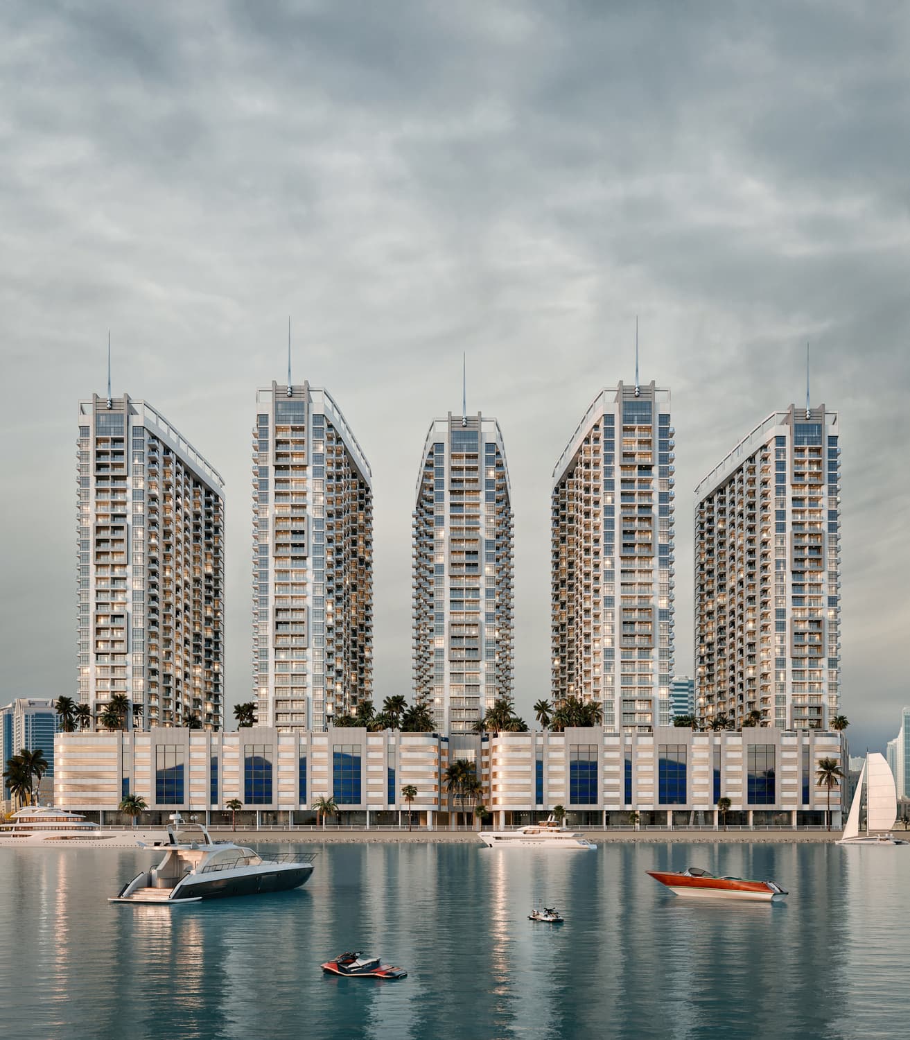 Ajman Creek Towers, Free Zone — render 1