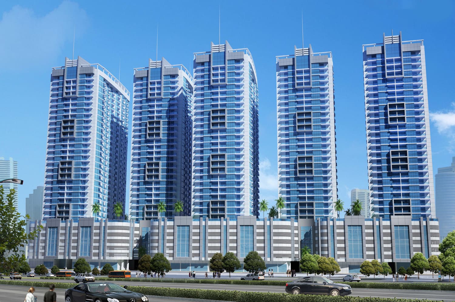 Ajman Creek Towers, Free Zone — render 6
