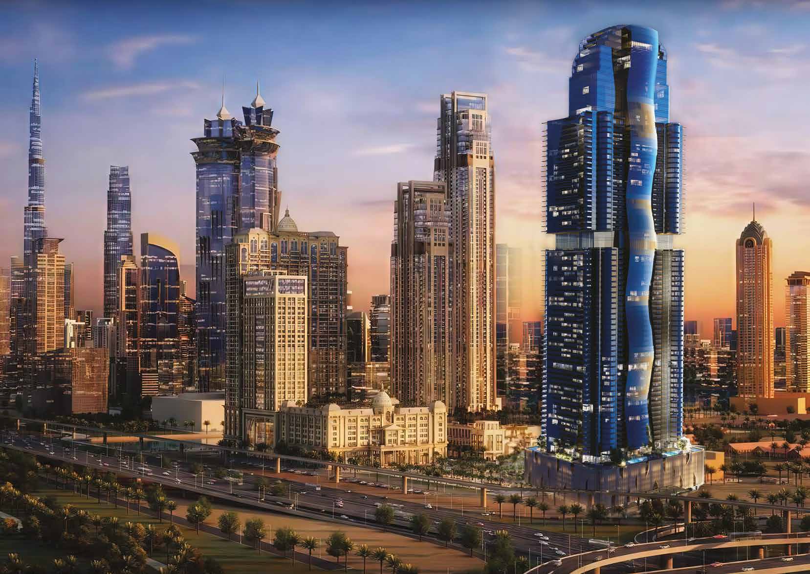 Al Habtoor Tower, Business Bay — render 5
