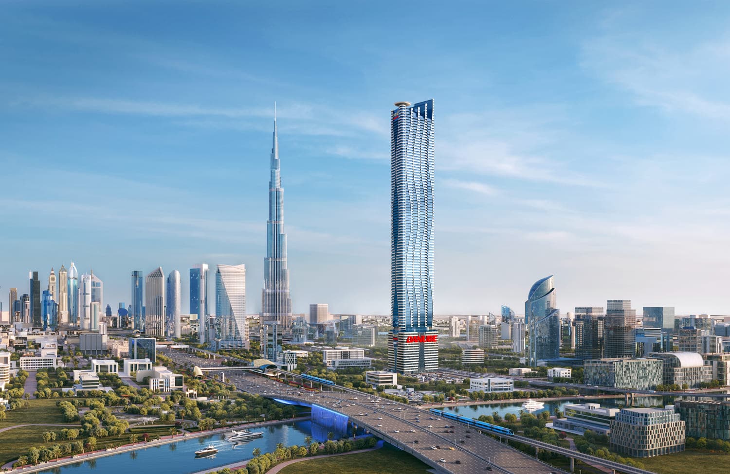 Bayz 102, Business Bay — render 3