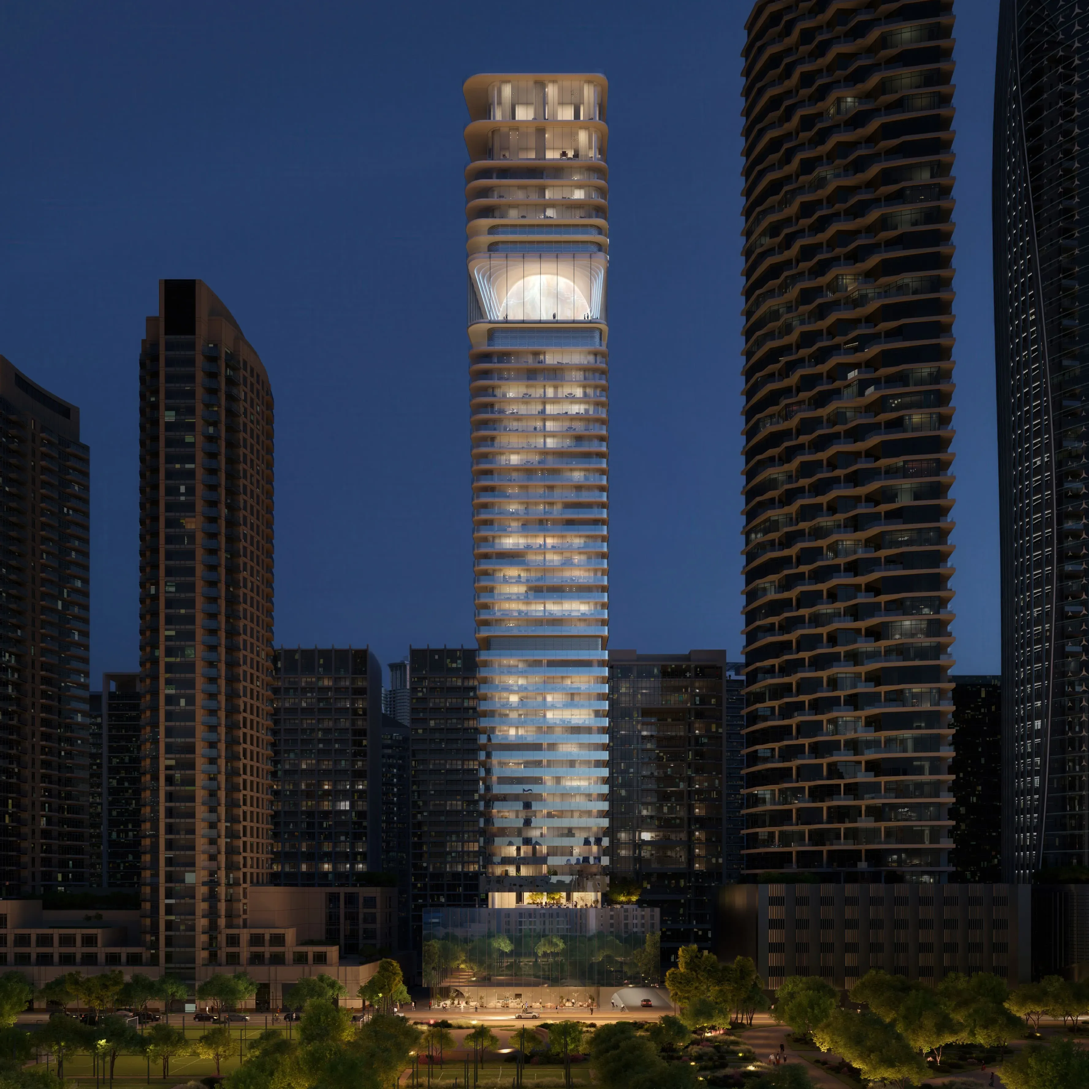 Inaura Hotels & Residences Downtown, Business Bay — render 1