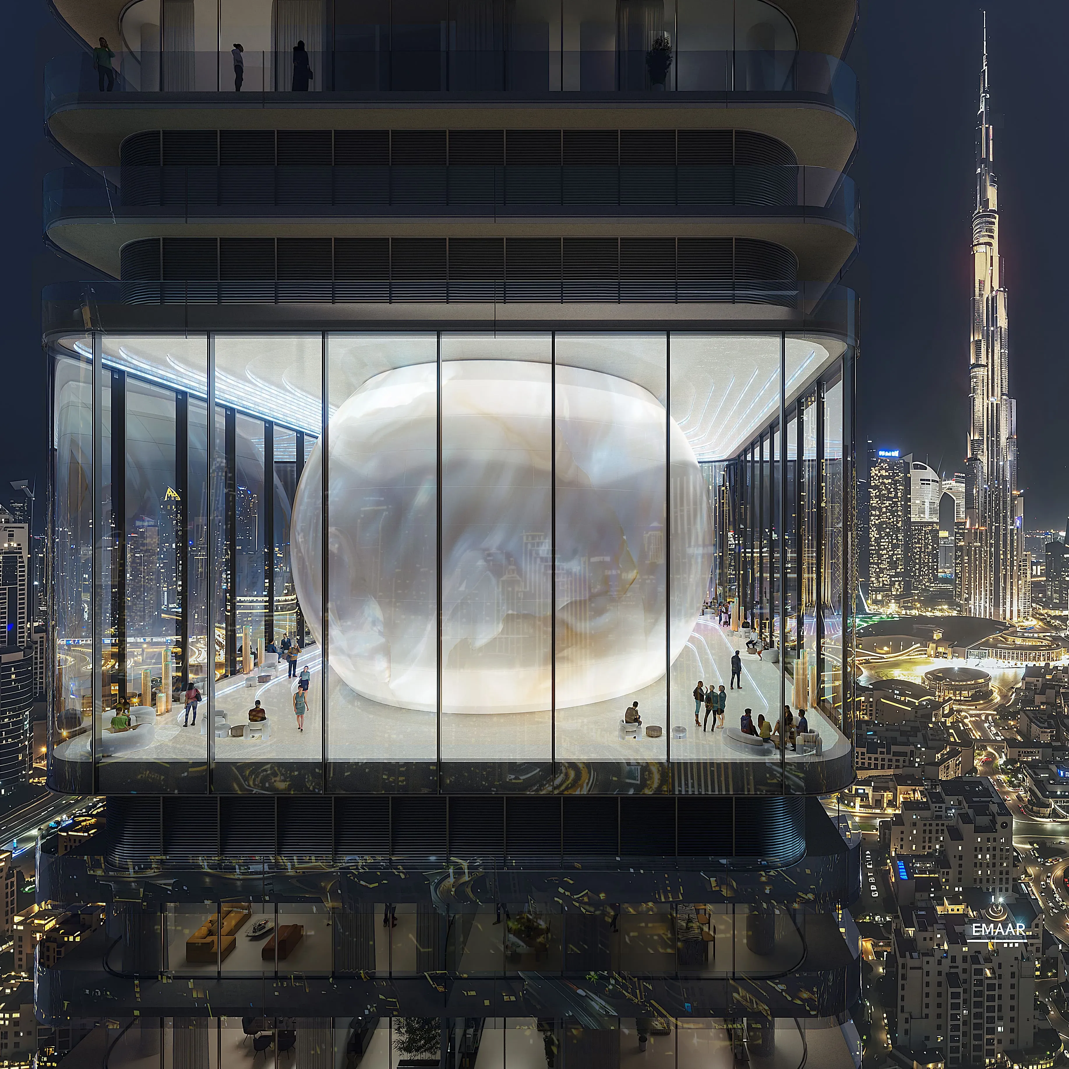 Inaura Hotels & Residences Downtown, Business Bay — render 5