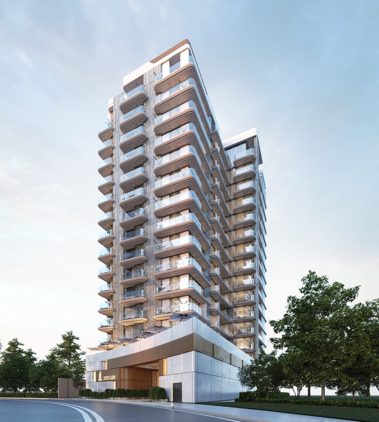 Iraz Creek Views, Al Jaddaf Waterfront — render 2