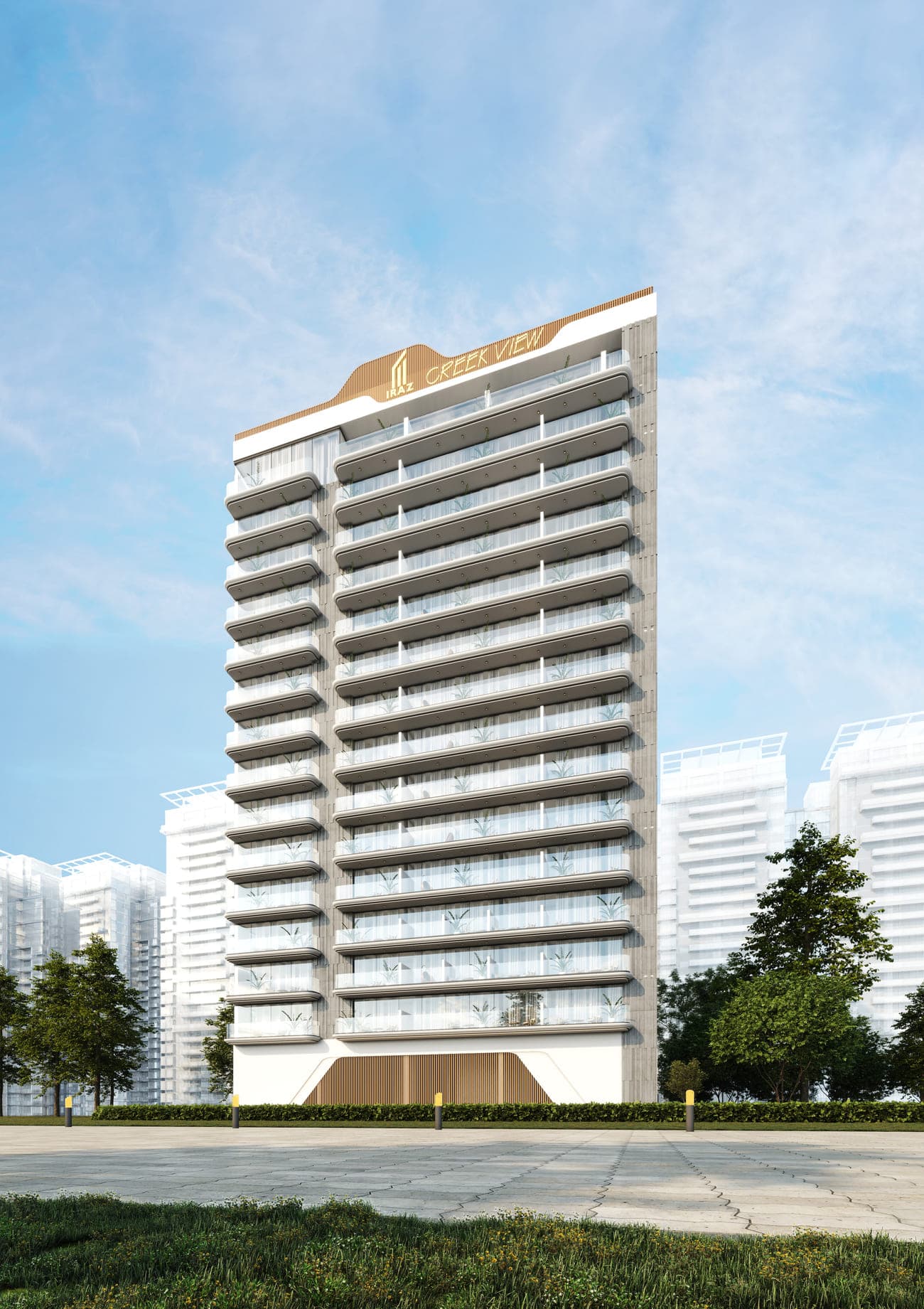Iraz Creek Views, Al Jaddaf Waterfront — render 4