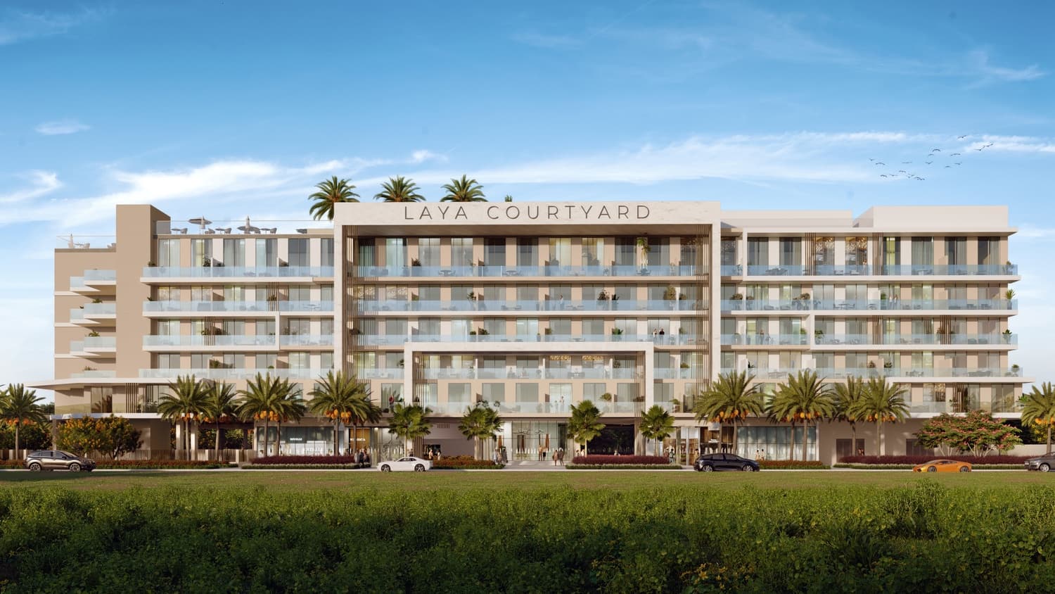 Laya Courtyard, Al Hebiah 2 — render 2