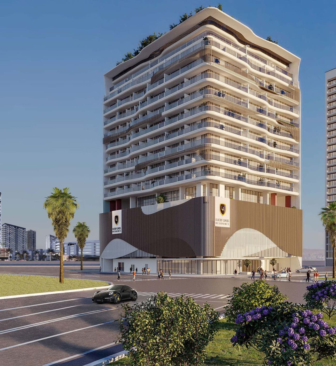 Lucky Oasis Residence, Jumeirah Village Circle — render 2