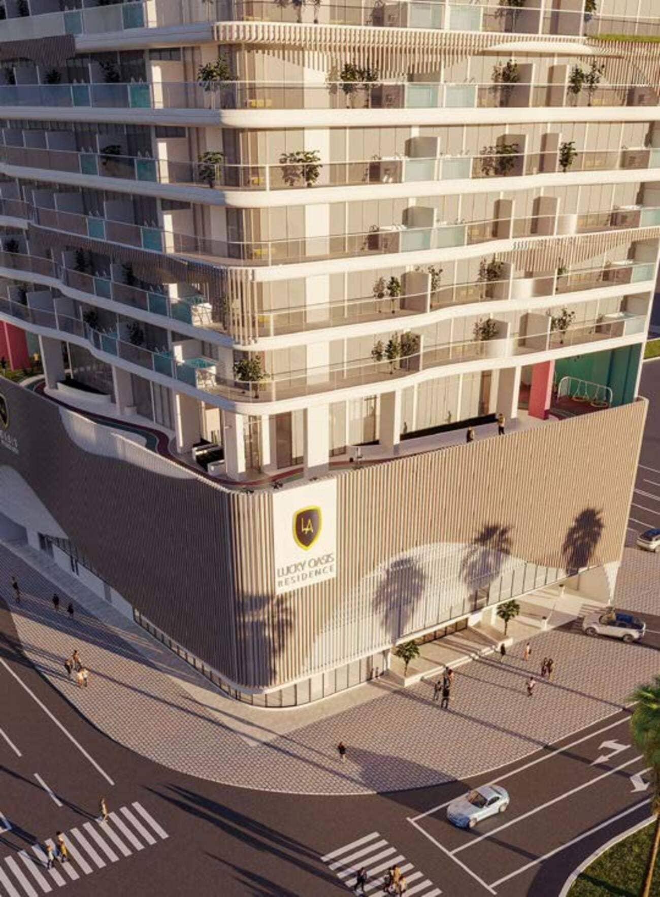 Lucky Oasis Residence, Jumeirah Village Circle — render 4