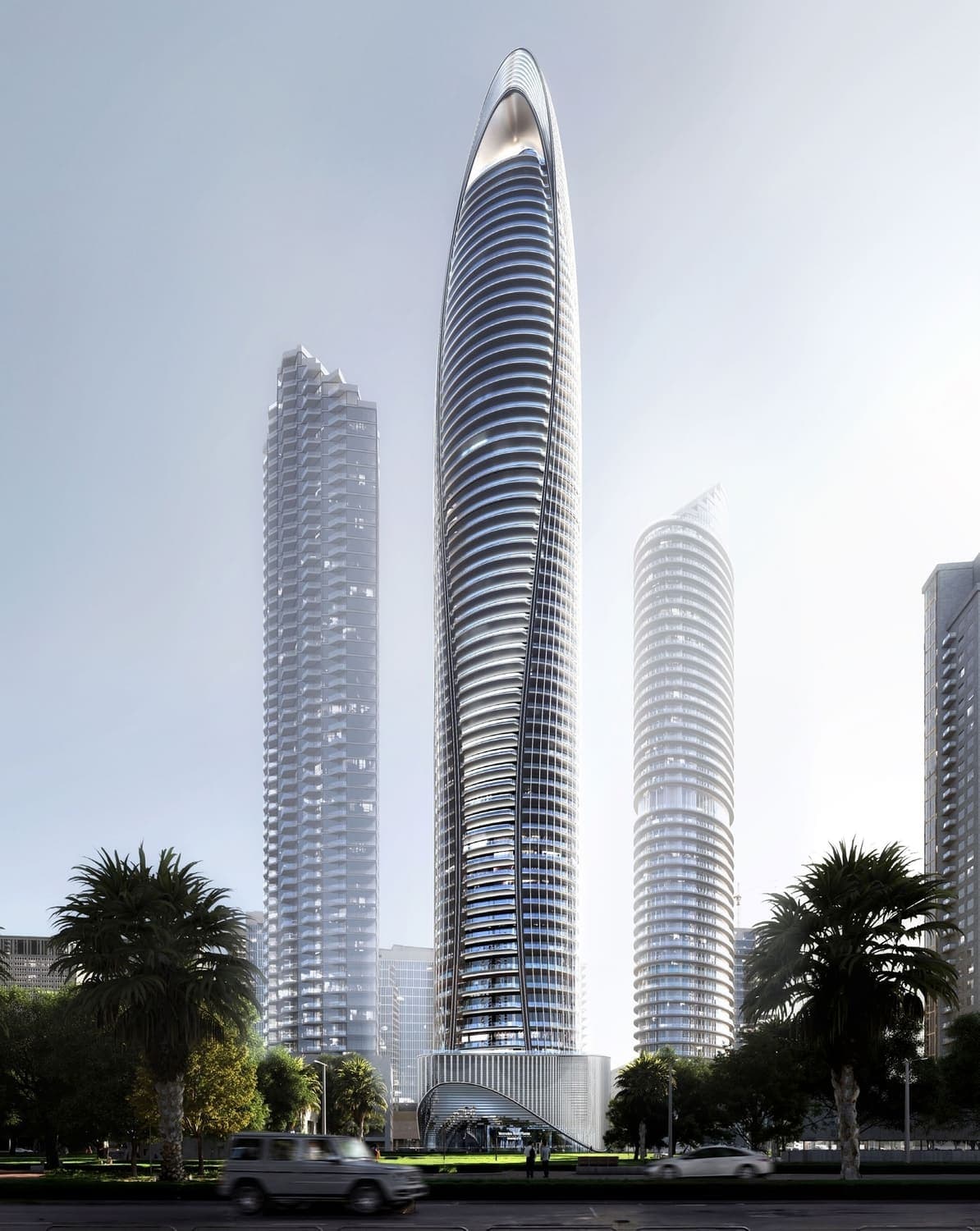Mercedes-Benz Places by Binghatti, Downtown Dubai — render 10