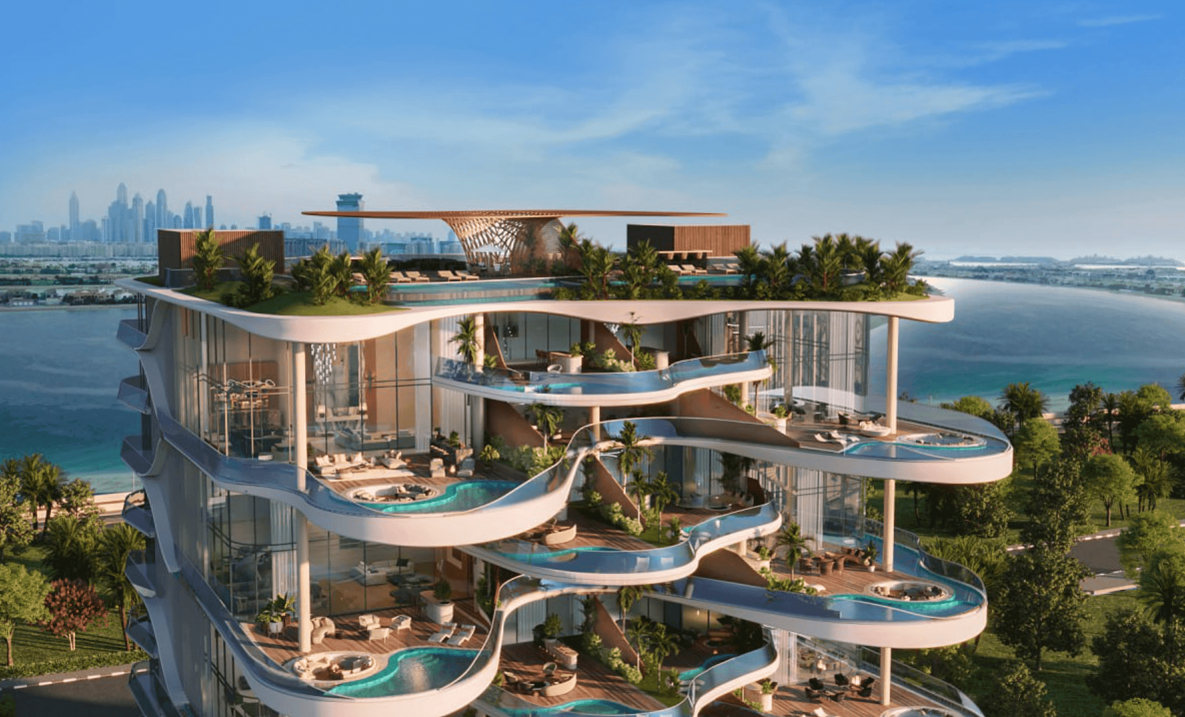 One Crescent Palm, Palm Jumeirah — render 5