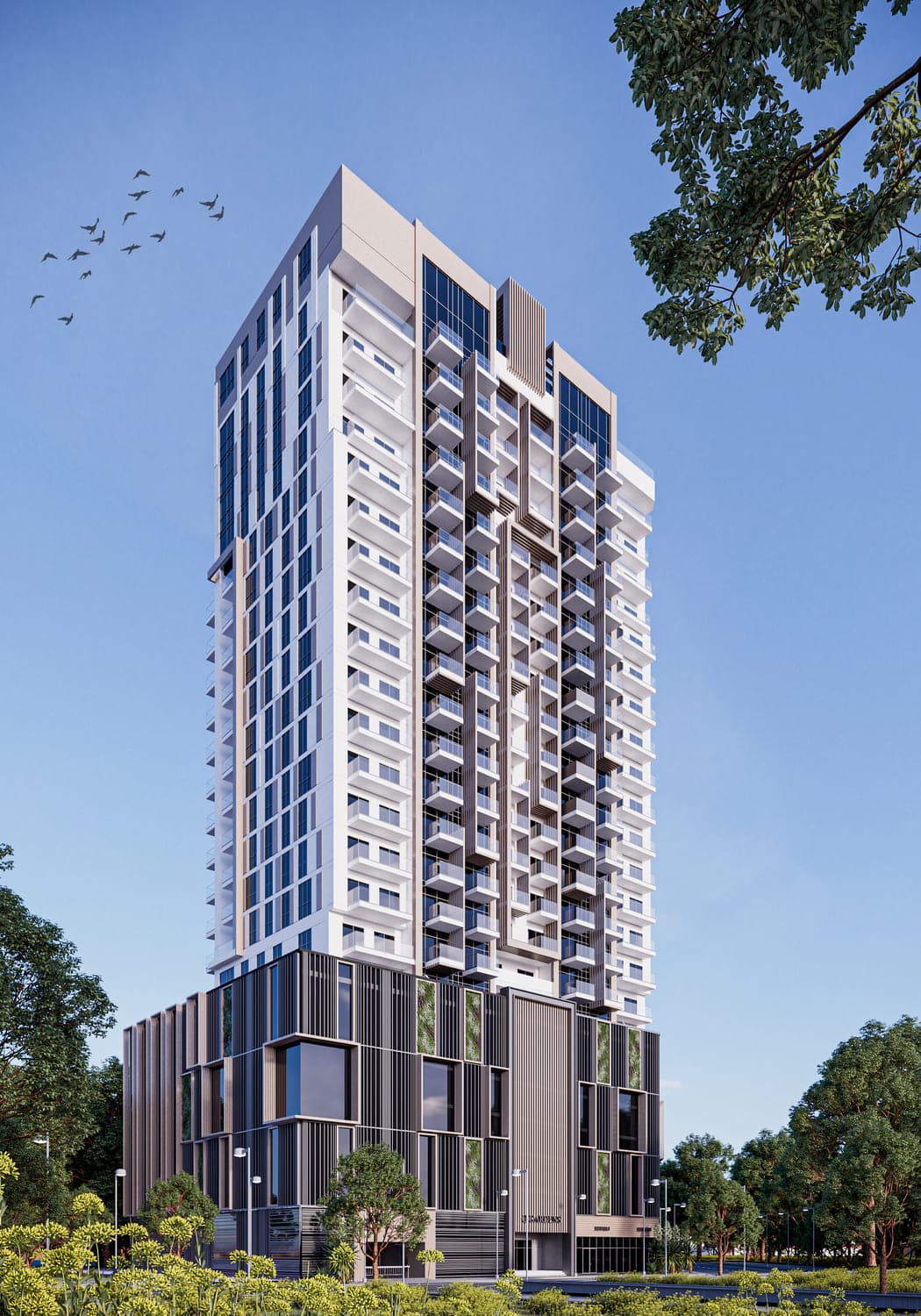 Q Gardens Loft, Al Barsha South 4 — render 3