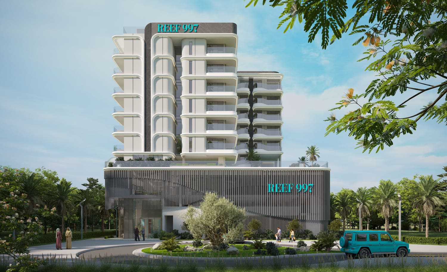 Reef 997, Palm Deira — render 2