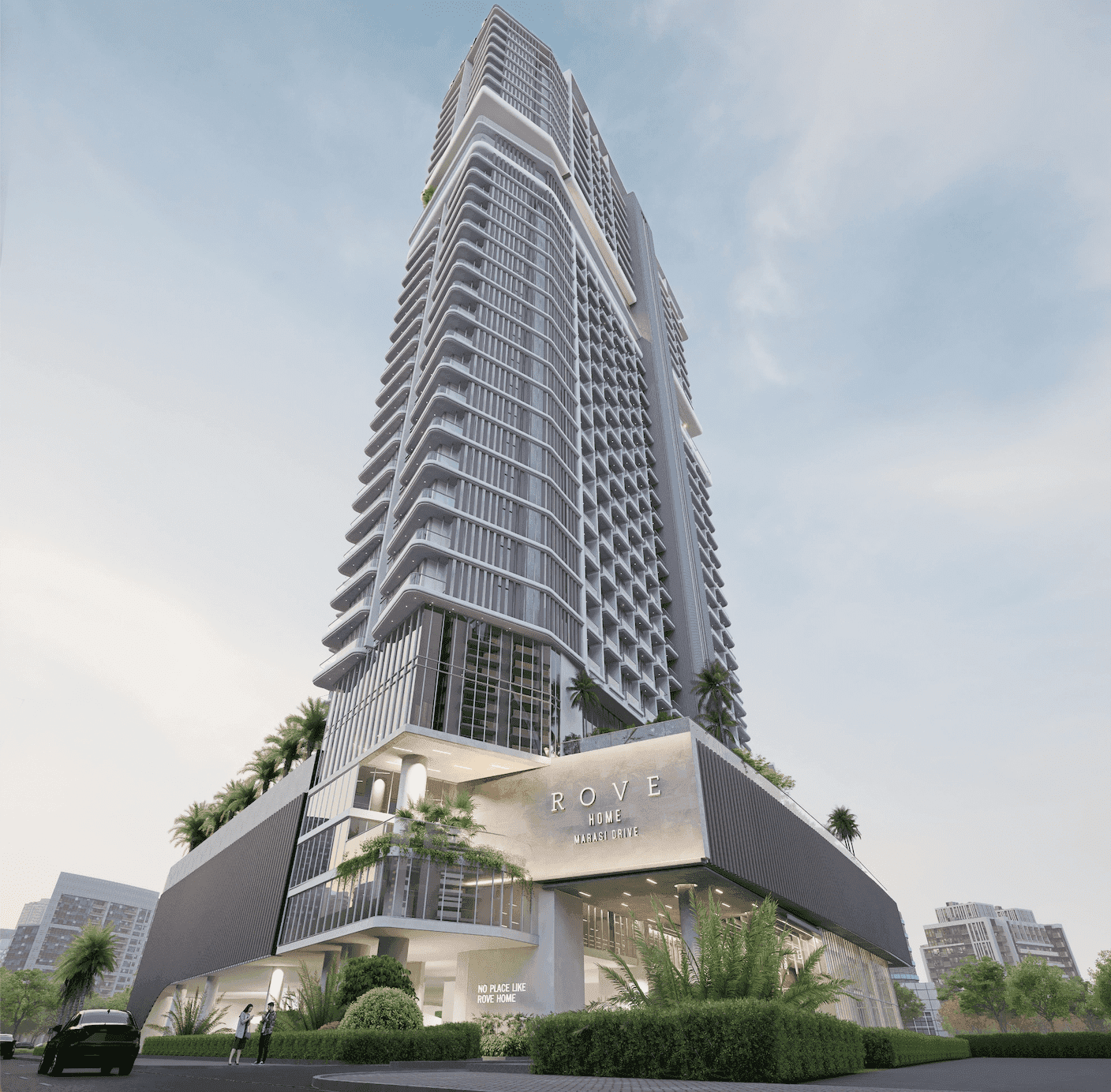 Rove Home Marasi Drive, Business Bay — render 2