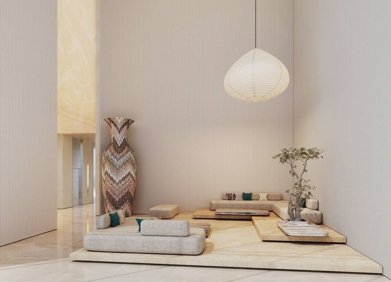 Trio Isle, Al Marjan Island — render 10