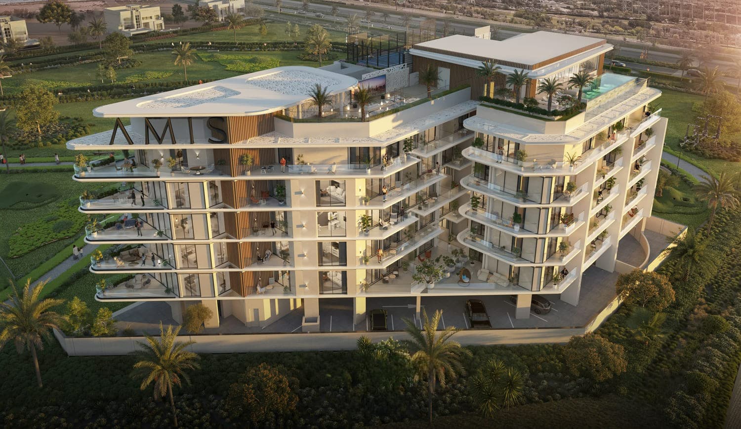 Woodland Terraces, Meydan — render 3
